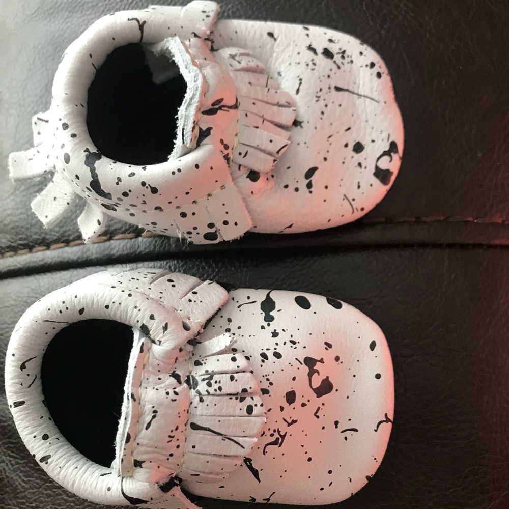 Paint splatter moccs